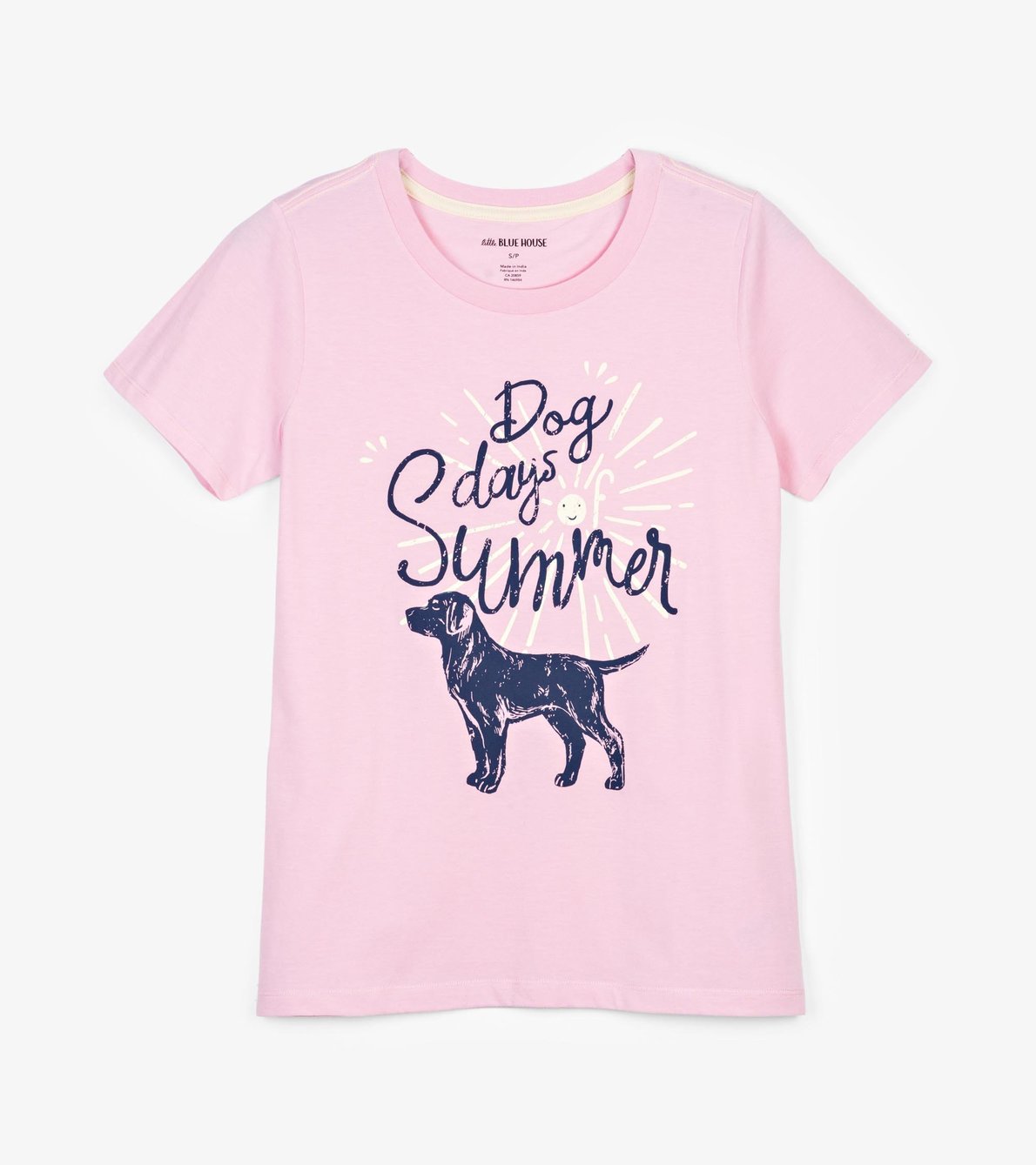 Agrandir l'image de T-shirt de pyjama pour femme – Chien « Dog Days of Summer »
