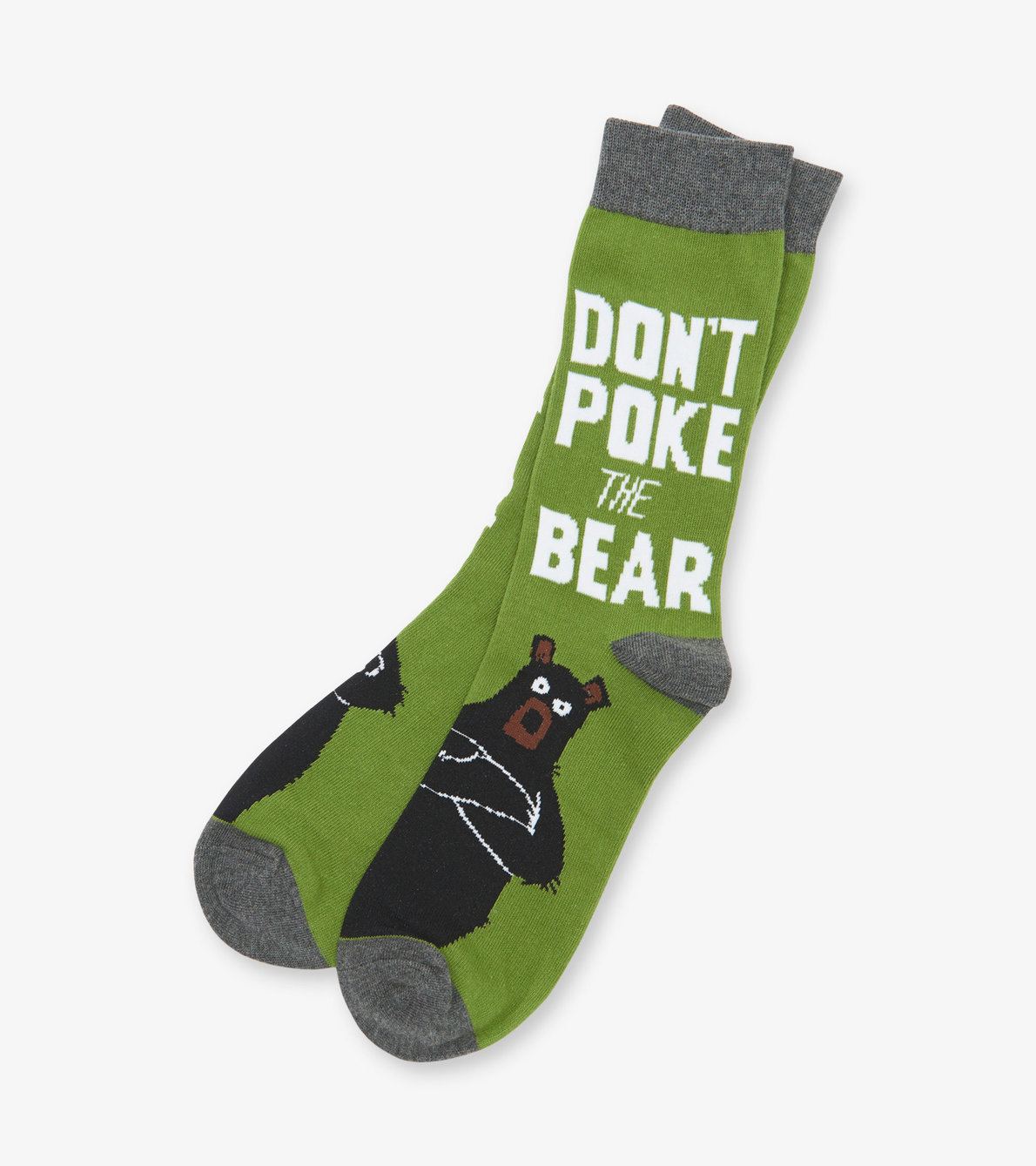 Agrandir l'image de Chaussettes pour homme – Ours « Don’t Poke The Bear »