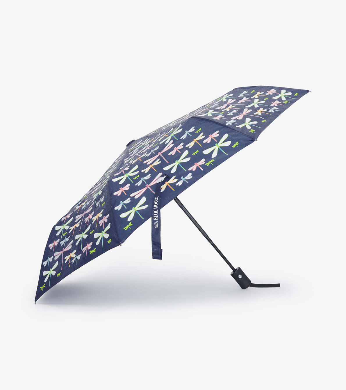 Agrandir l'image de Parapluie pliant à couleur changeante pour adulte – Libellules