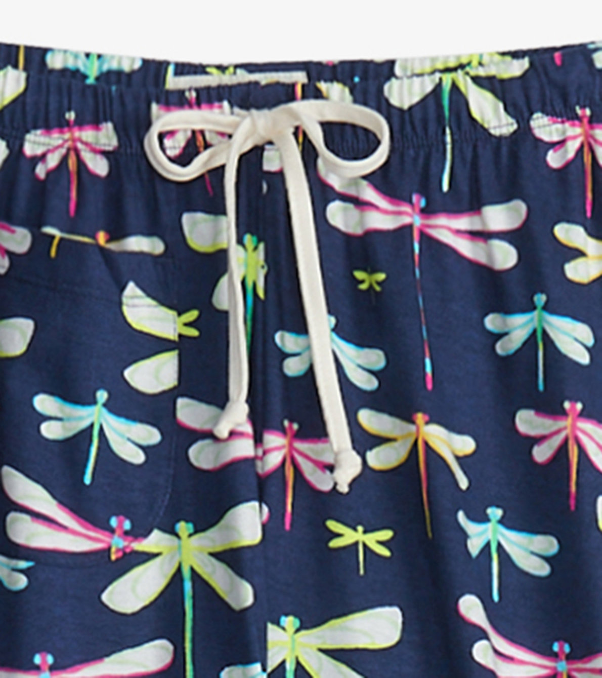 Agrandir l'image de Pantalon de pyjama en jersey pour femme – Libellules