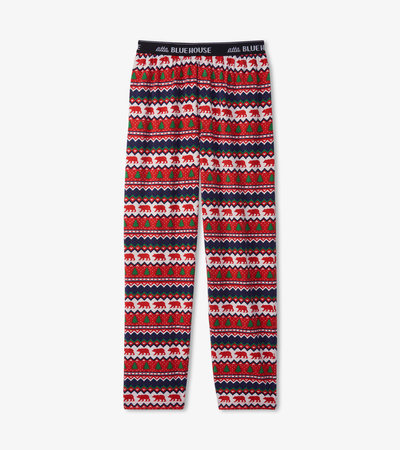 Men's Woofing Christmas Pajama Pants - Little Blue House US