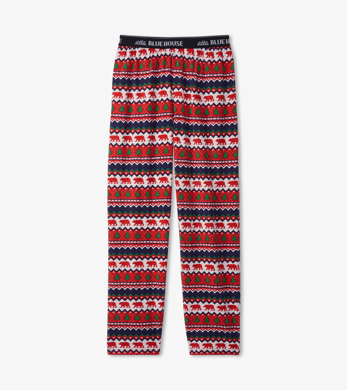 View larger image of Fair Isle Bear Men's Jersey Pajama Pants