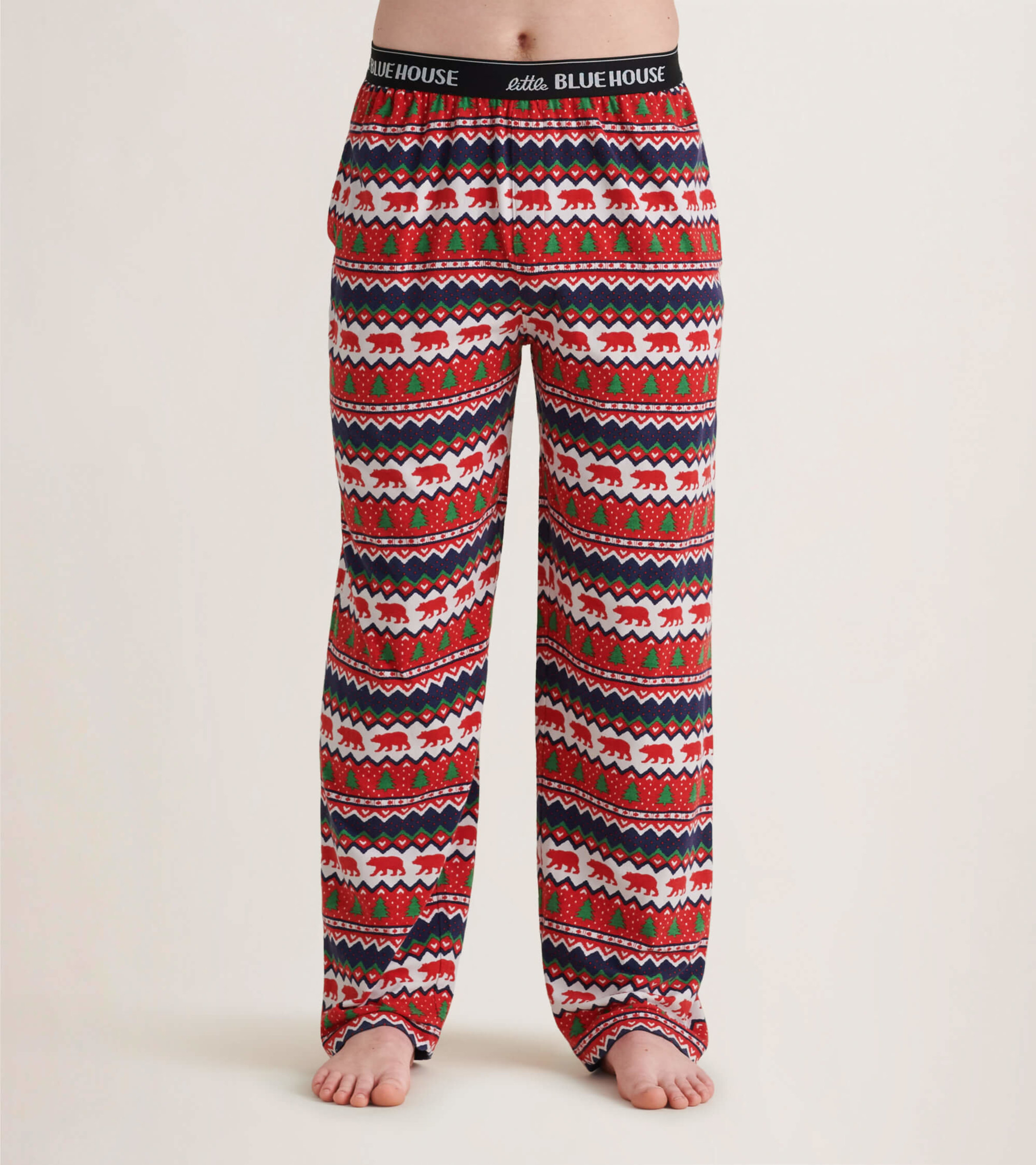Red 2 Piece Stripe Pants Pjs at Marshmallow Dream