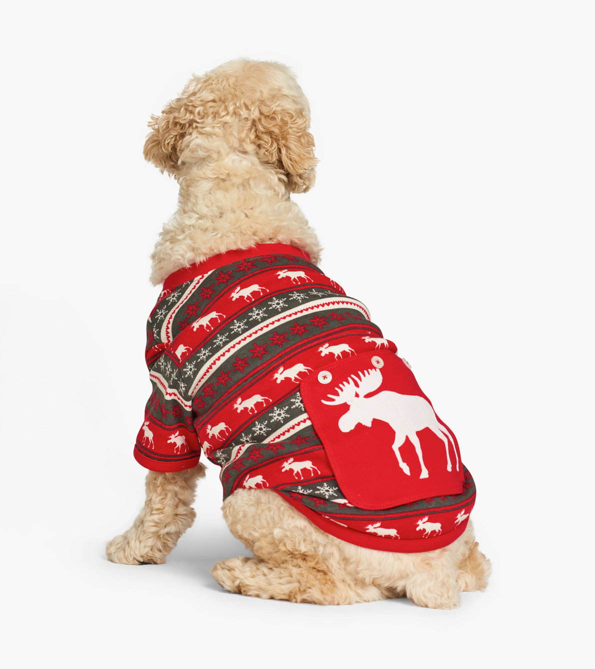 Agrandir l'image de Pyjama pour chien – Orignal à motif jacquard Fair Isle