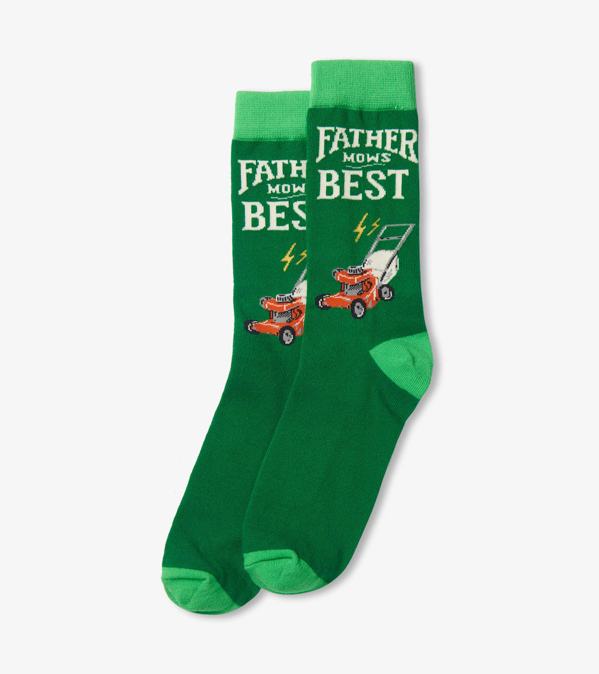 View larger image of Father Mows Best Men's Crew Socks