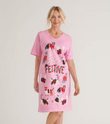 Women's Feline Festive Sleepshirt