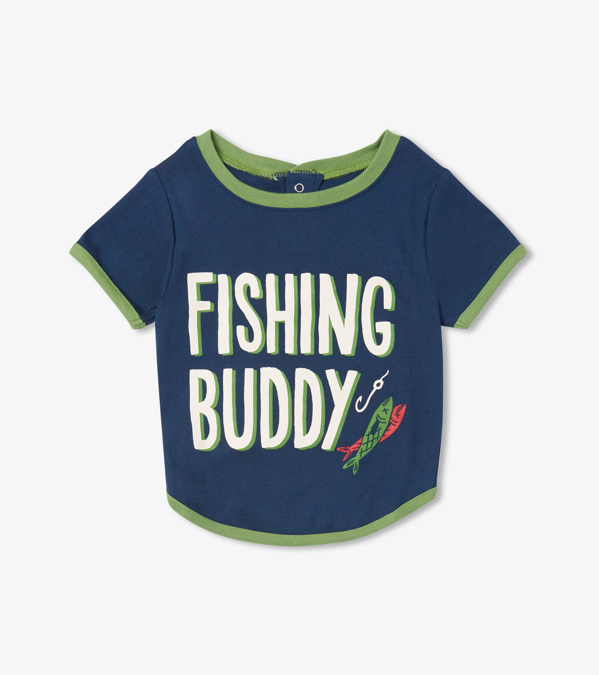 Agrandir l'image de T-shirt pour chien – Poisson et hameçon « Fishing Buddy »