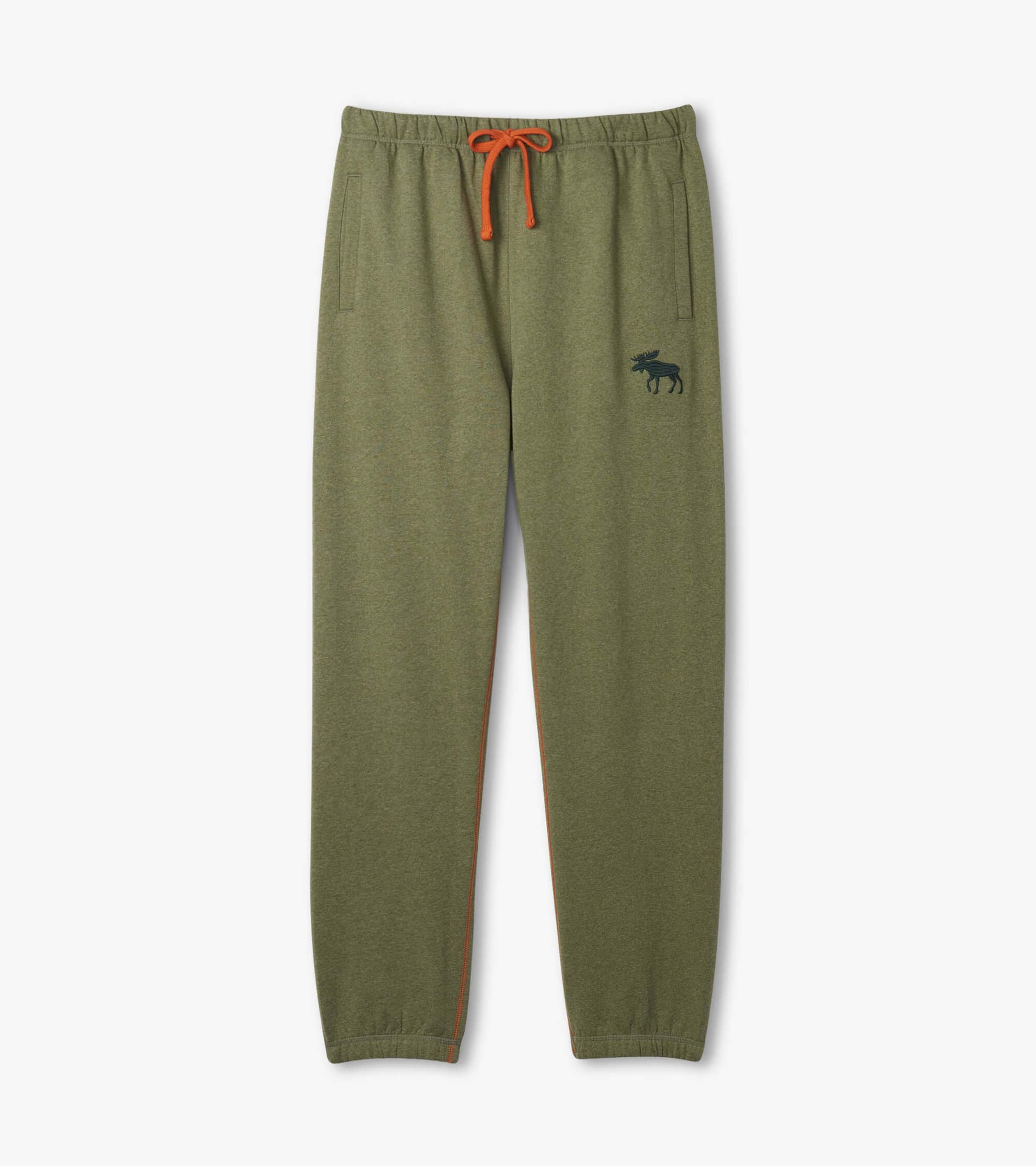 Forest Green Moose Men's Heritage Joggers - Little Blue House CA