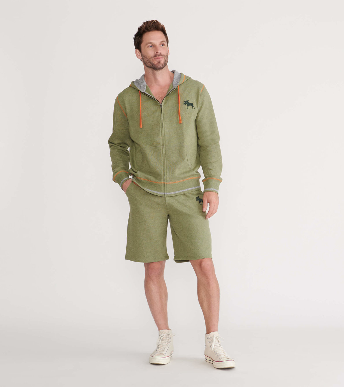View larger image of Forest Green Moose Men's Heritage Separates with Shorts