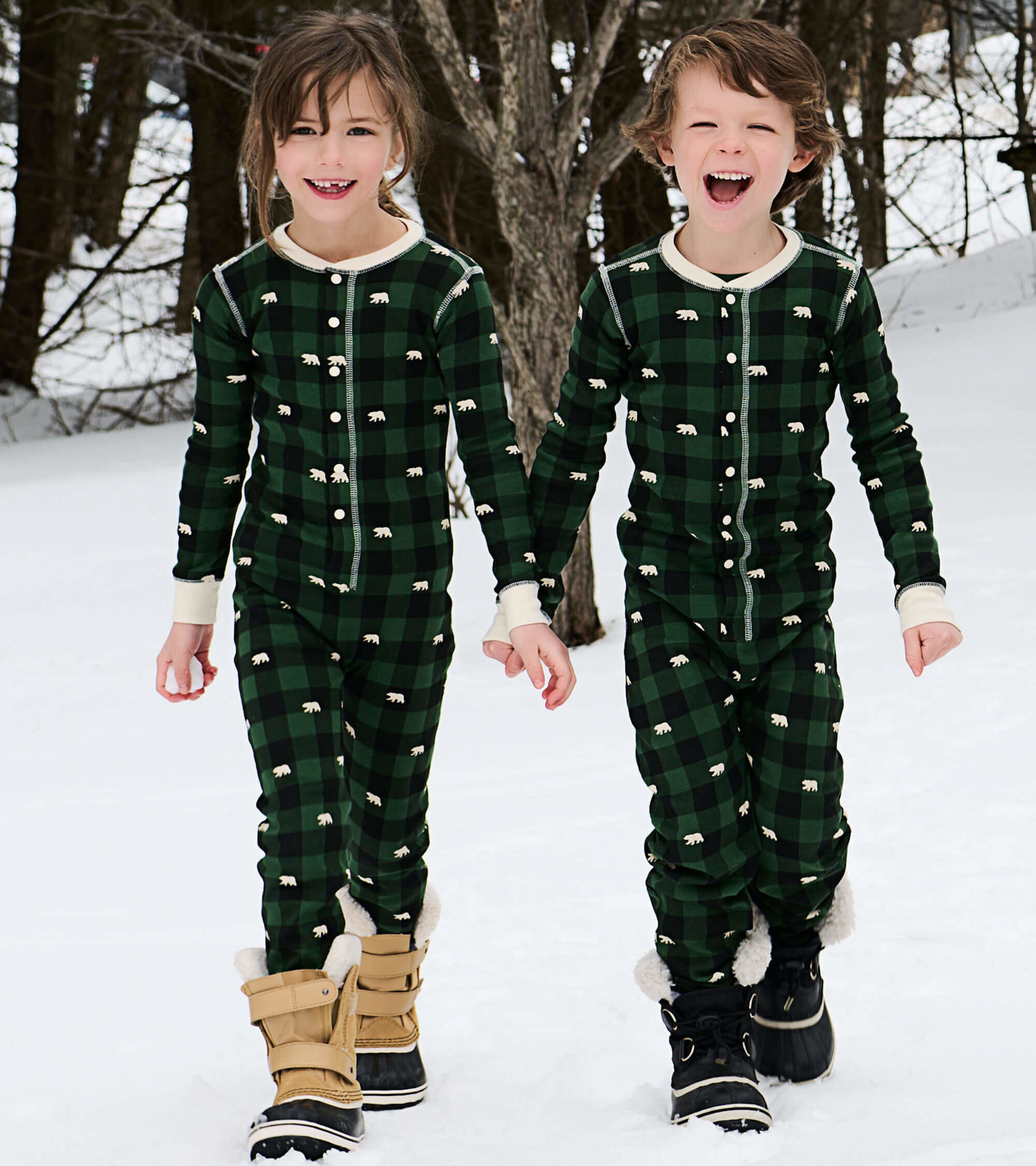 Green Buffalo Plaid Merry Christmas Family Pajamas, Green Plaid Christmas Pajamas  Family Sets Long Sleeve, Family Christmas Pjs Matching Set -  Canada