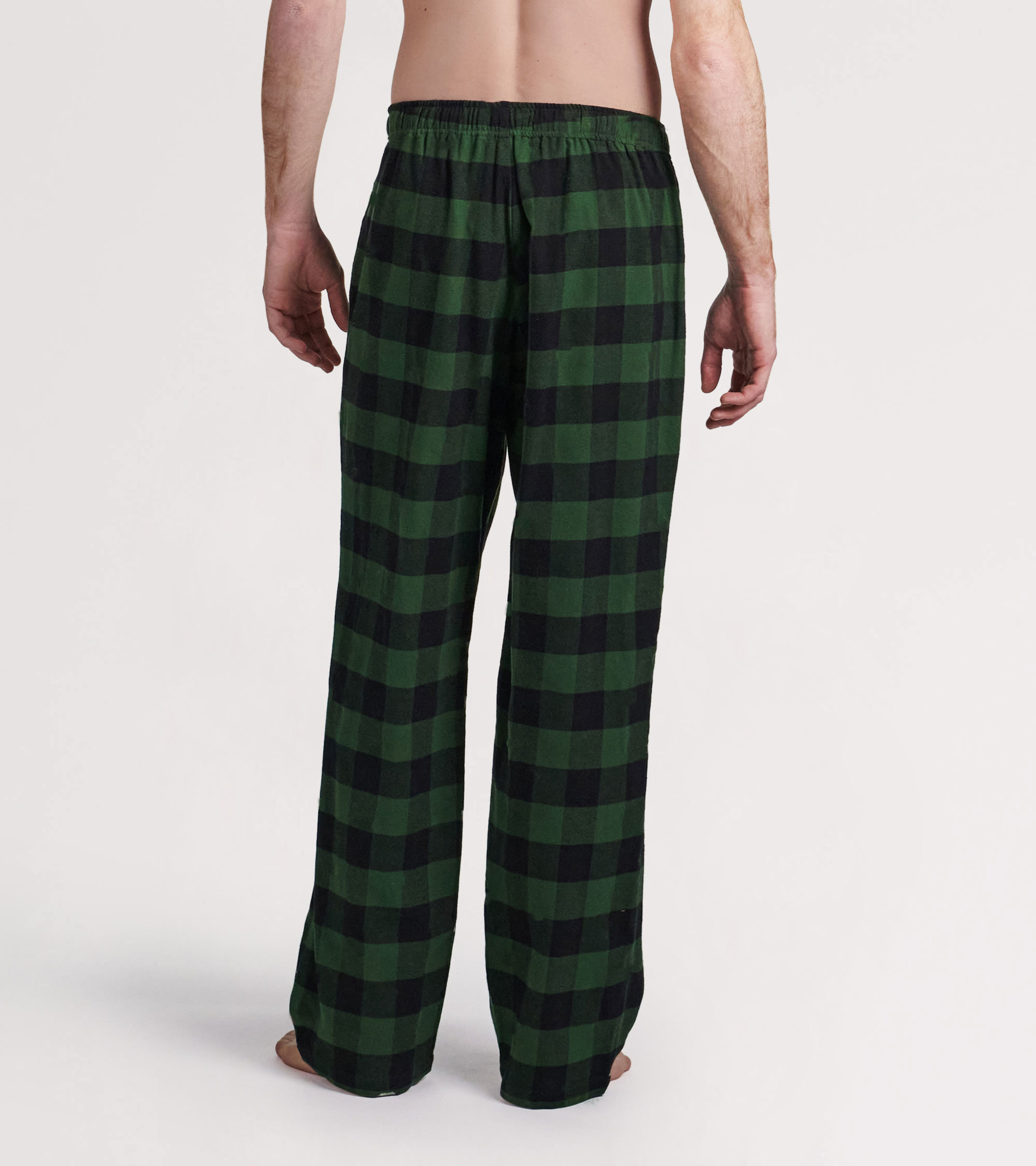 Black Plaid Men's Flannel PJ Pants – Lazy One