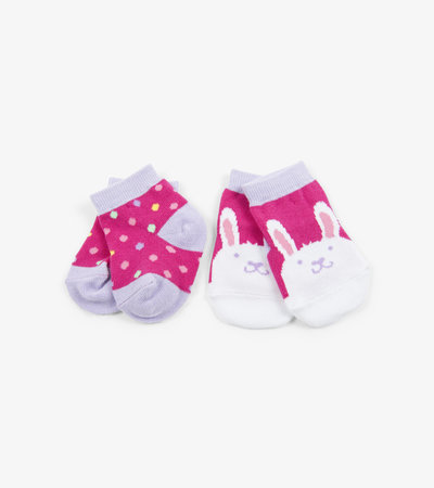 Funny Bunny 2-Pack Baby Socks