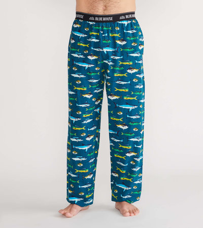Camooseflage Men's Jersey Pajama Pants - Little Blue House US