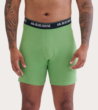 Men's Hung with Care Boxers - Little Blue House US