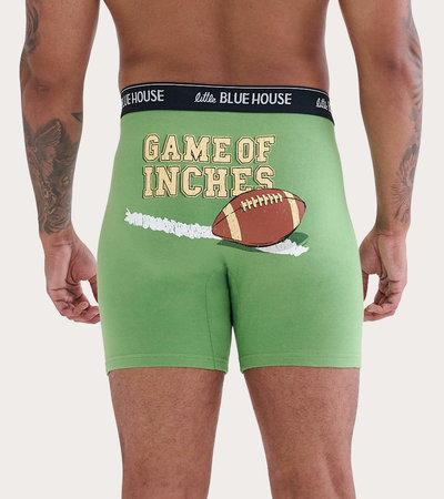 Game Of Inches Men's Boxer Brief - Little Blue House US