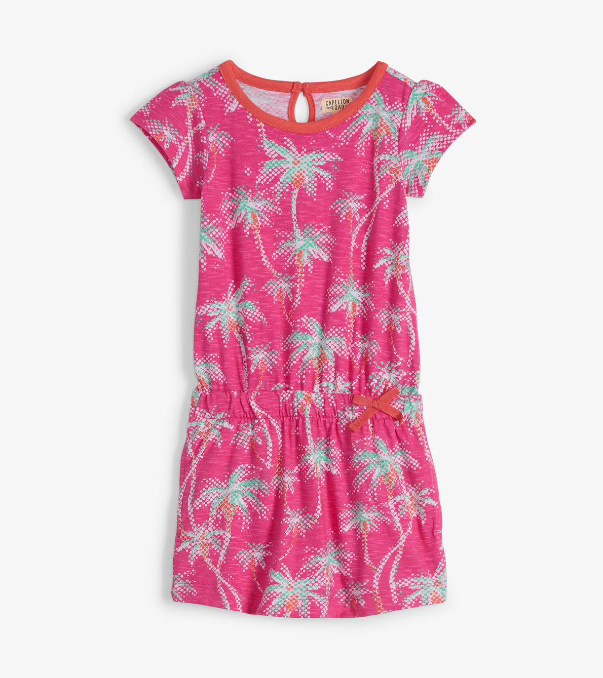 View larger image of Girls Palm Trees T-Shirt Dress