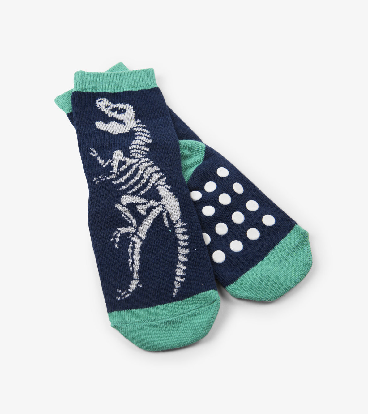 Agrandir l'image de Socquettes pour enfants à motifs d’animaux – Dinosaure qui brille dans le noir