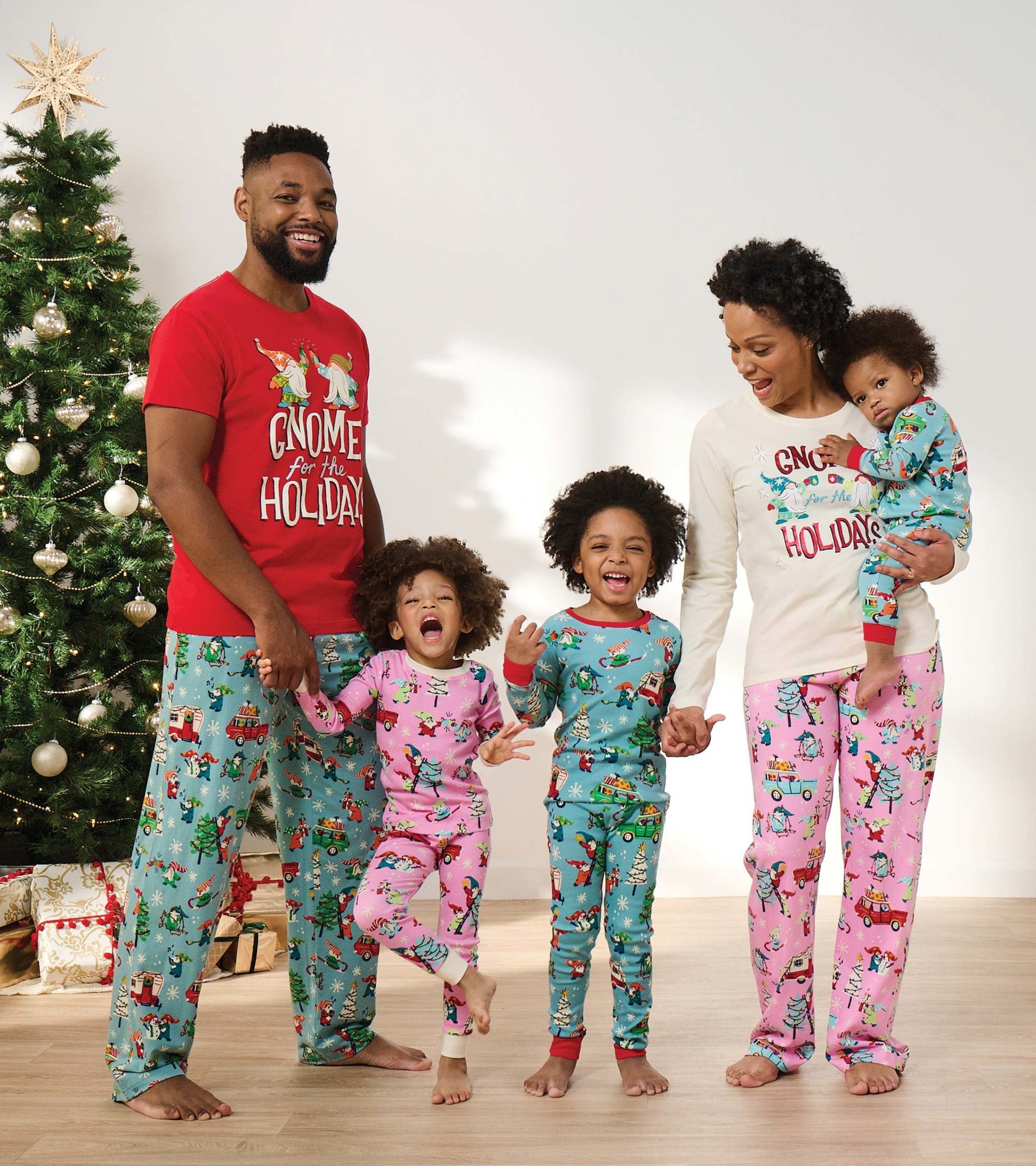 Gnome For The Holidays Matching Pajamas - Little Blue House US