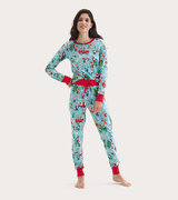 Women's Gnome For The Holidays Jersey Pajama Set