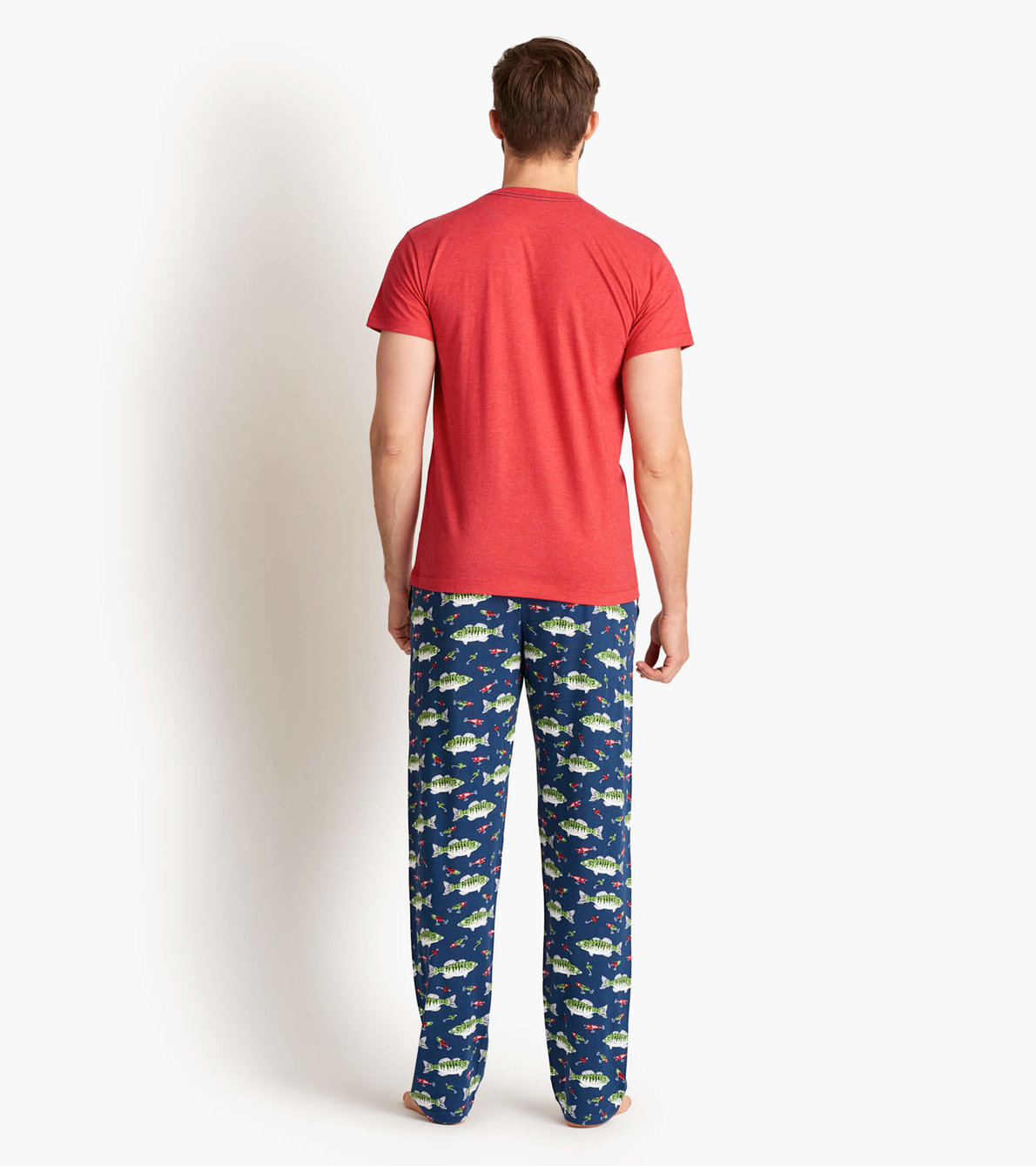 View larger image of Gone Fishing Men's Jersey Pajama Pants
