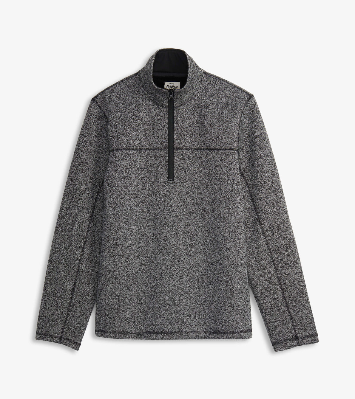 View larger image of Grey Heritage Men's Mock Neck Sherpa Lined Pullover