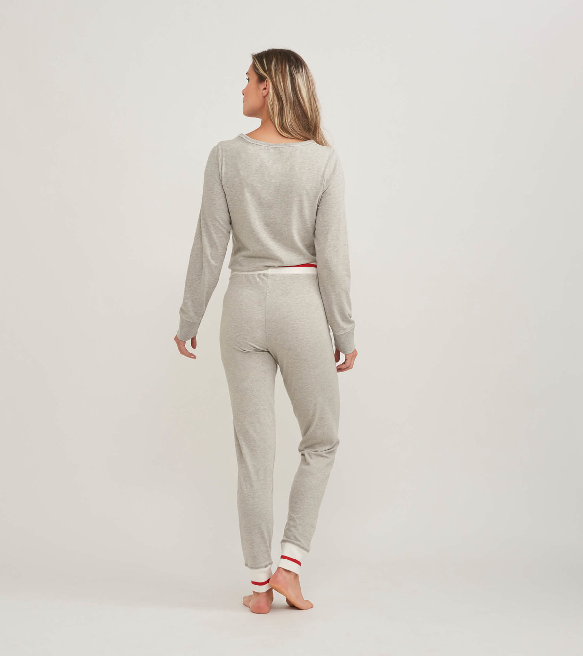 View larger image of Grey Work Sock Women's Tee and Leggings Pajama Separates