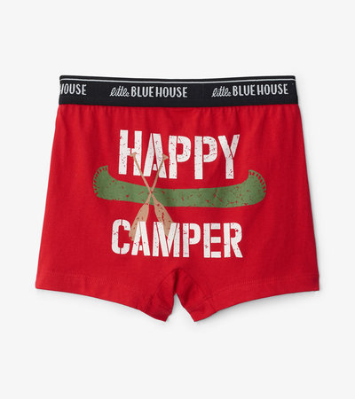 Happy Camper Boys' Boxer Briefs - Little Blue House US