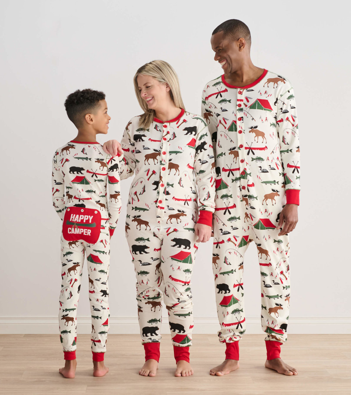 Agrandir l'image de Pyjamas pour la famille - Joyeux camping