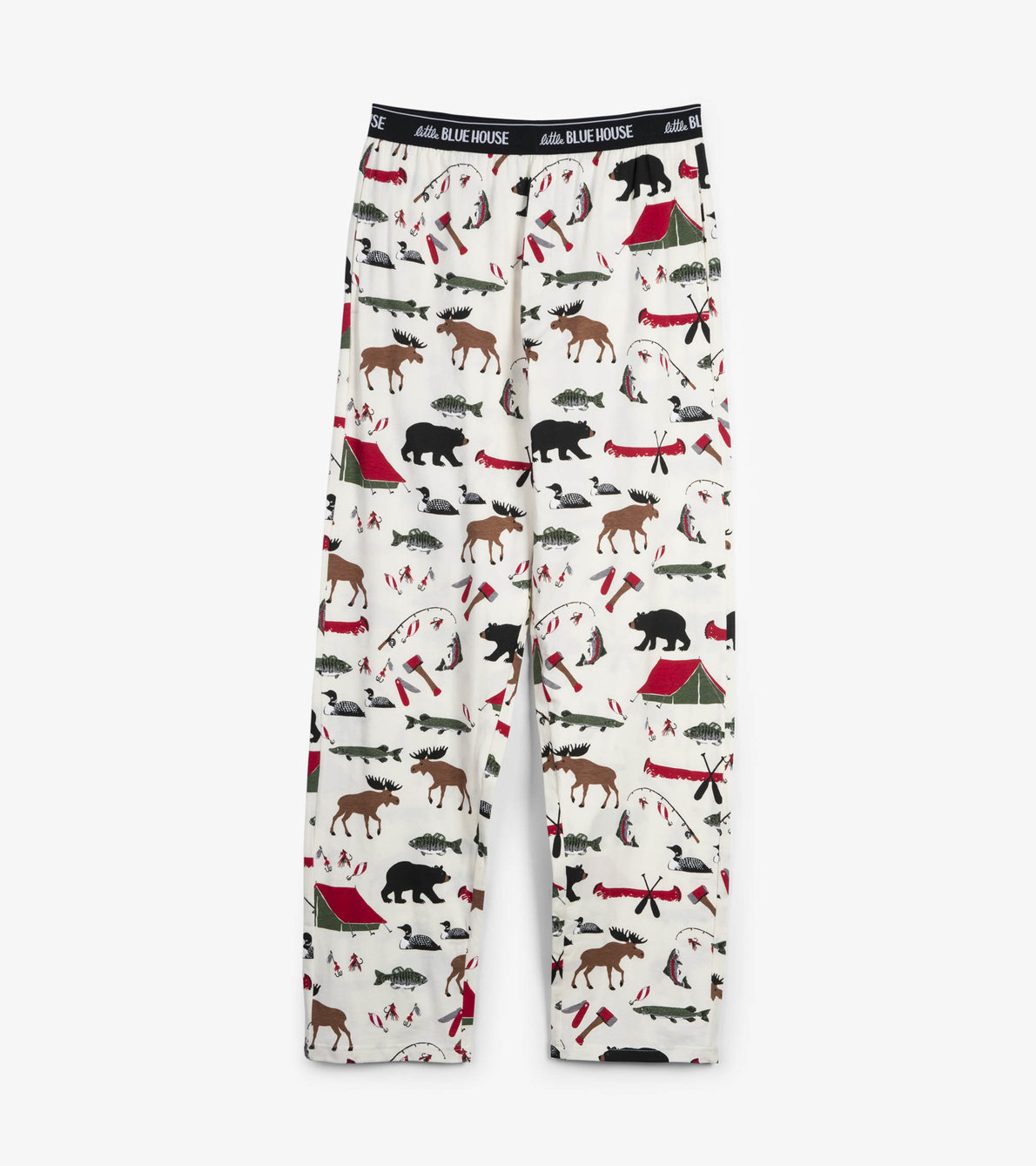 Agrandir l'image de Pantalon de pyjama pour homme – Joyeux camping