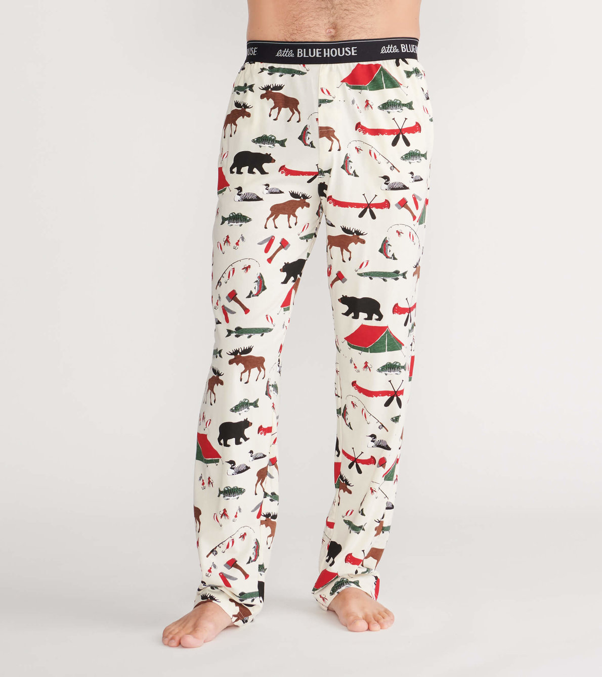 View larger image of Happy Camper Men's Jersey Pajama Pants