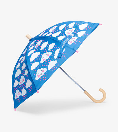 Parapluie à couleur changeante pour enfant – Nuages joyeux