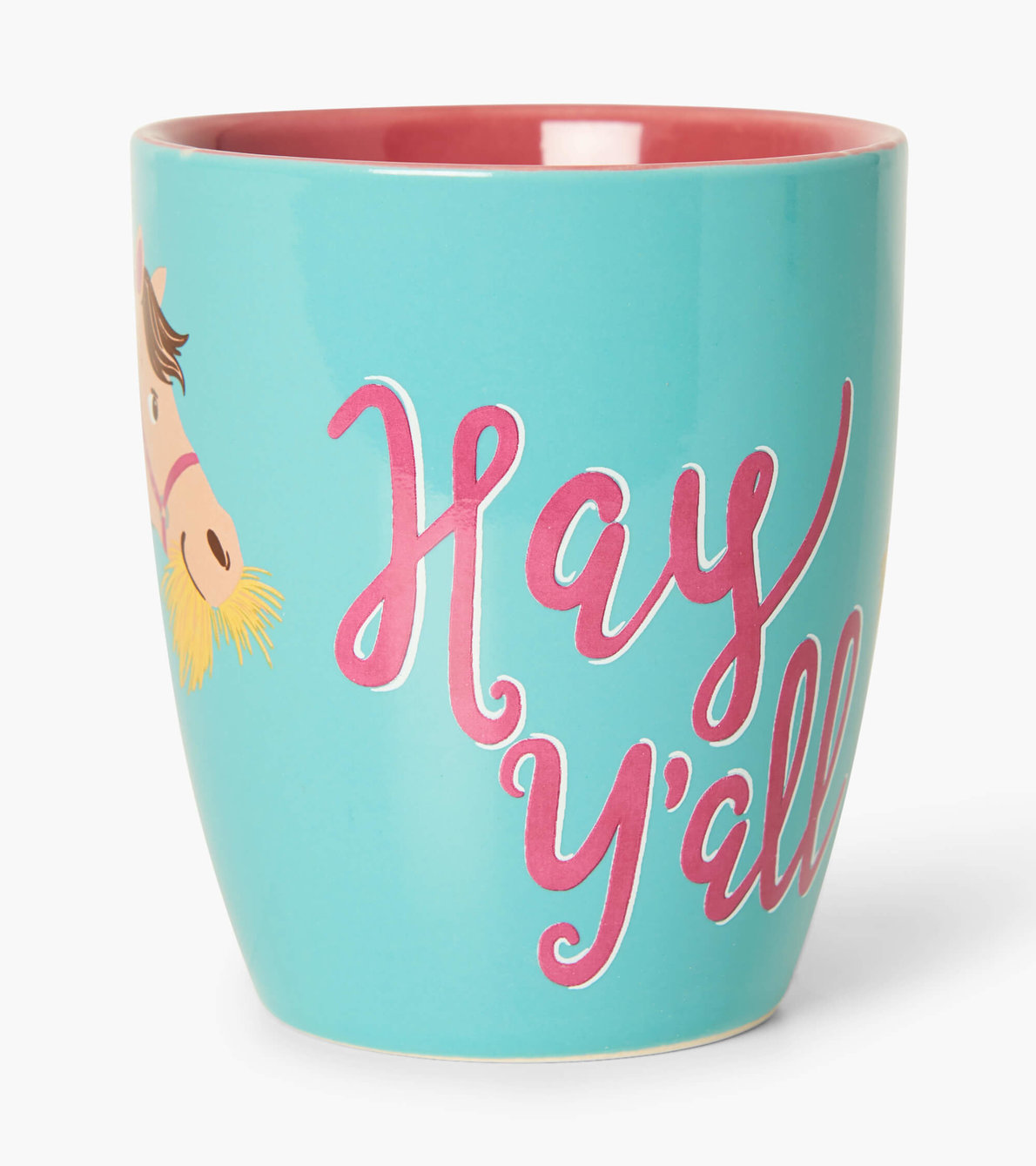 Agrandir l'image de Tasse arrondie en céramique – Cheval « Hay Y’all »