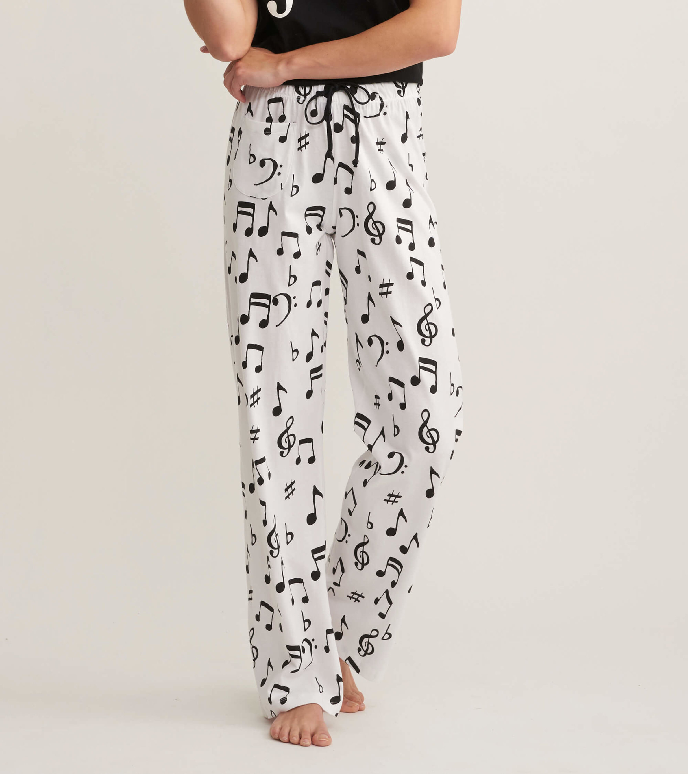 Jersey Pajama Pant - White