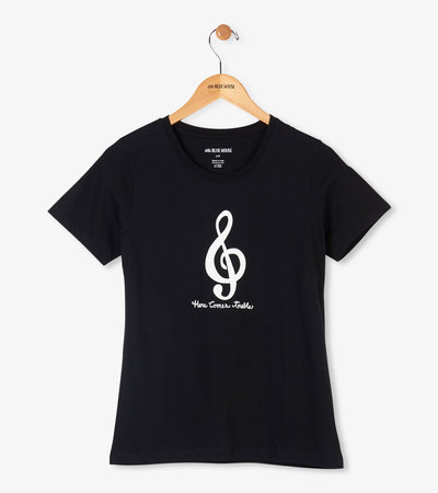 T-shirt pour femme – Clé de sol « Here Comes Treble »