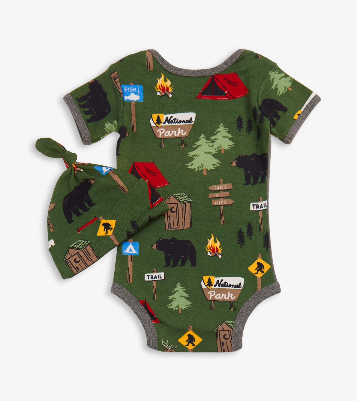 View larger image of Hide And Seek Baby Bodysuit With Hat