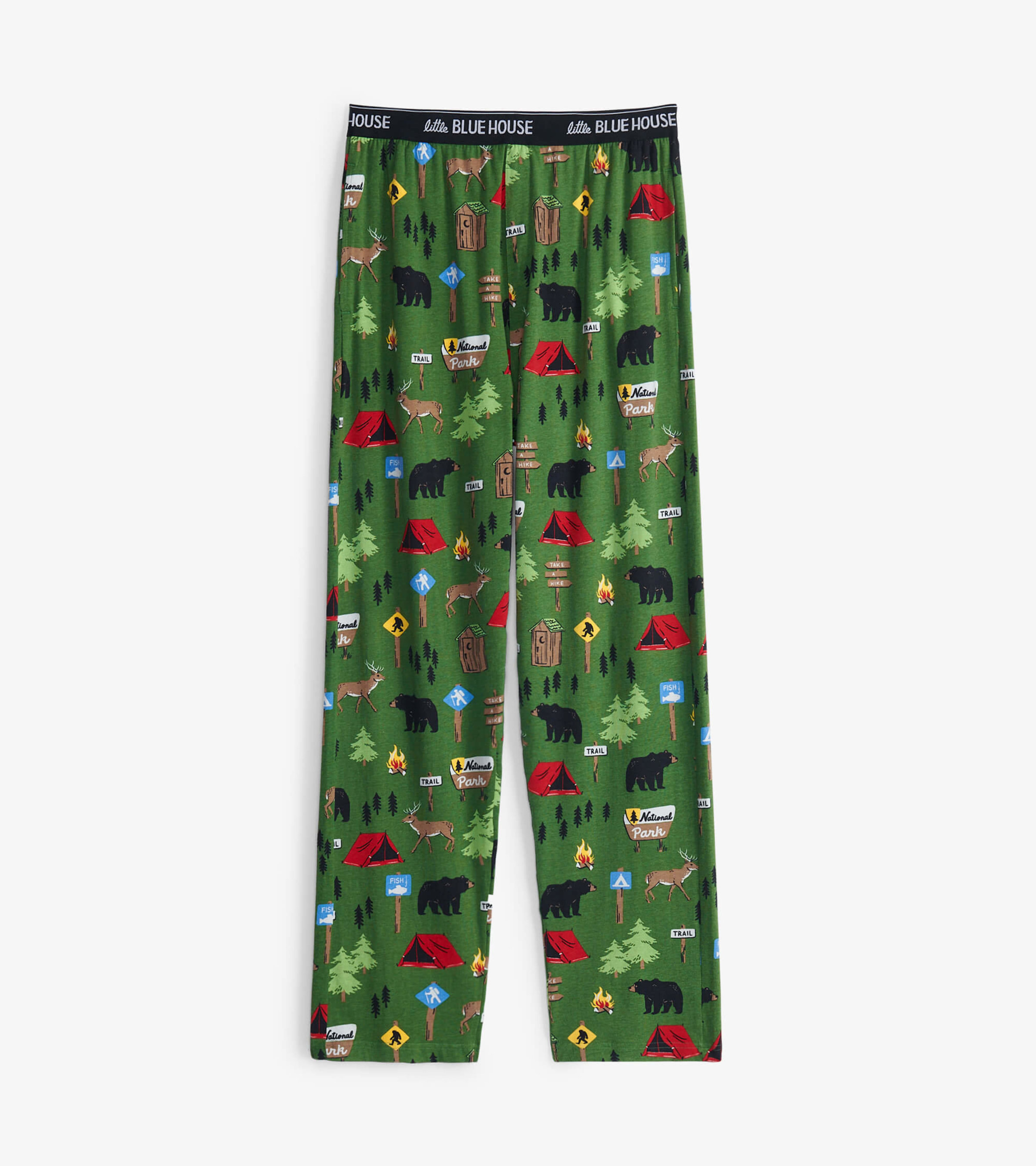 Little Blue House Wild About Christmas Men's Jersey Pajama Pants