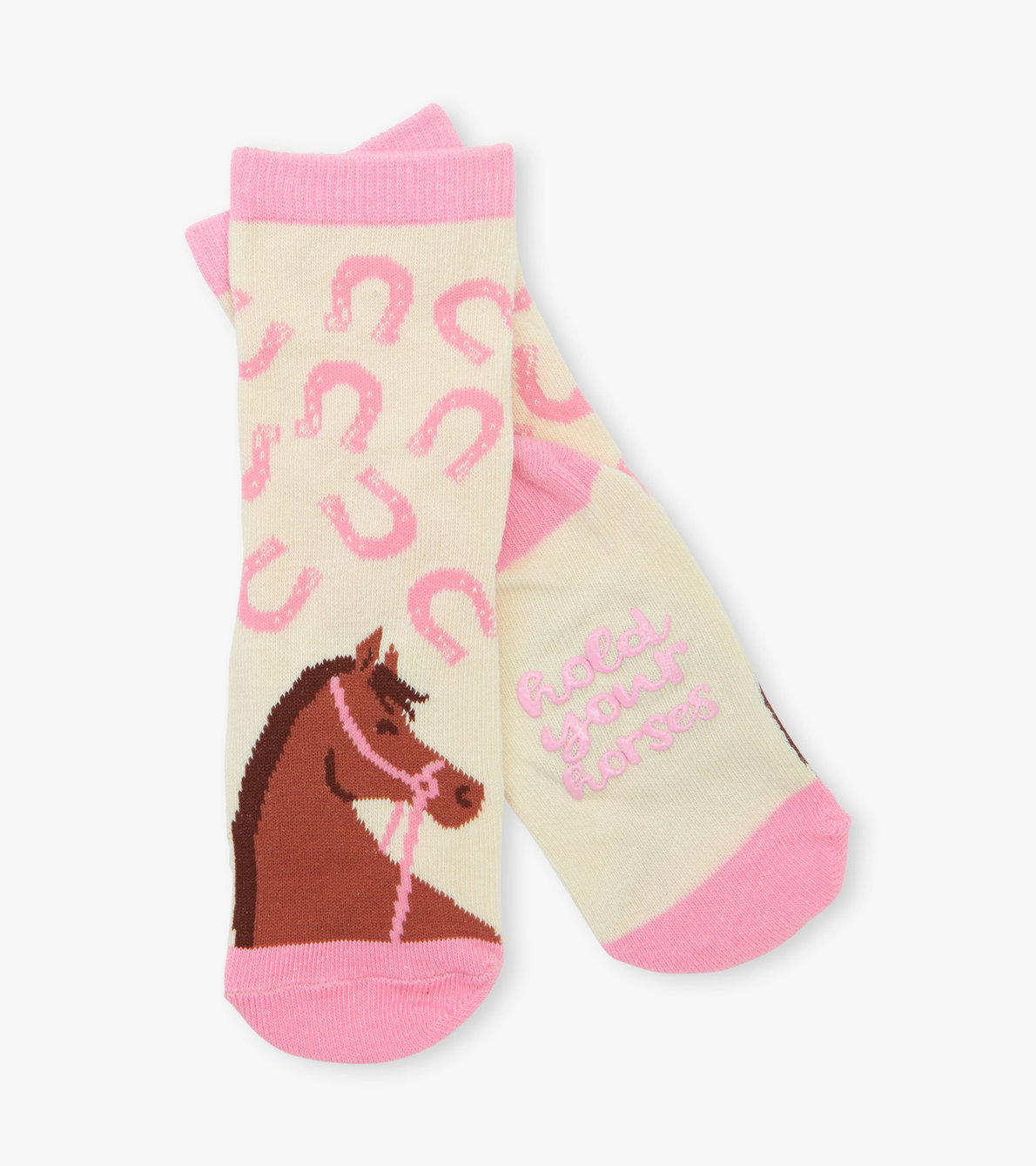 View larger image of Hold Your Horses Kids Animal Face Socks