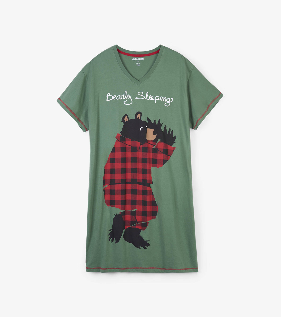 View larger image of Holiday Bearly Sleeping Women's Sleepshirt