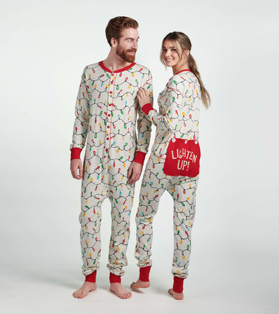 Holiday Lights Adult Union Suit