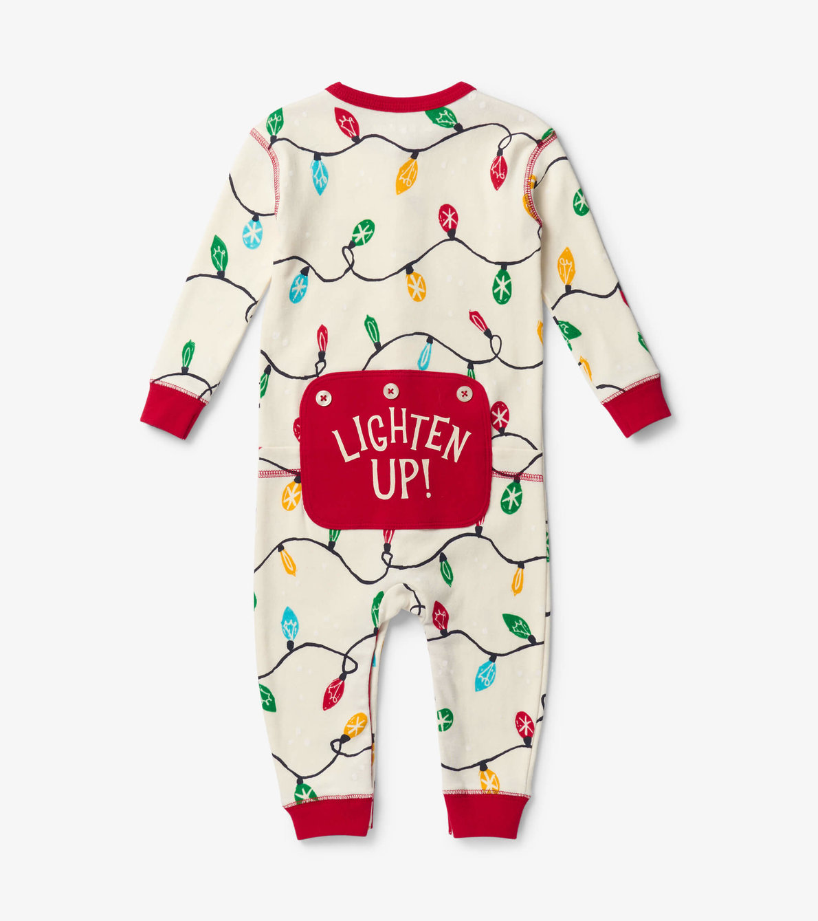 View larger image of Holiday Lights Baby Union Suit