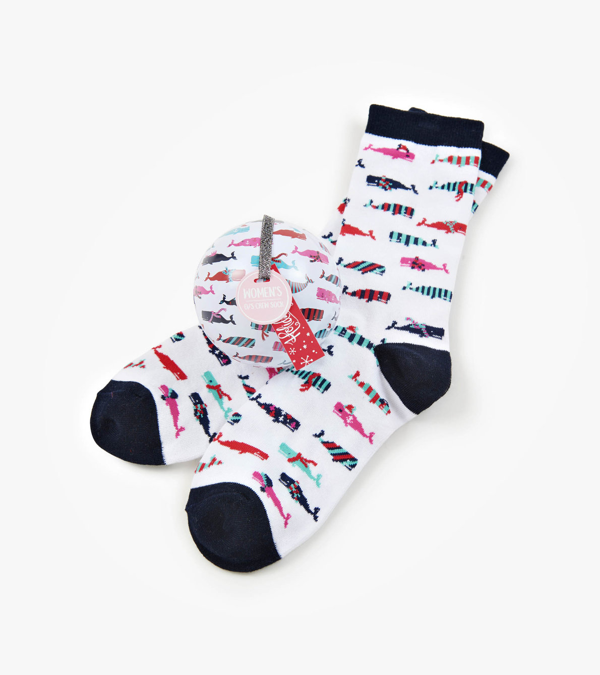 View larger image of Holiday Whales Women's Socks in Balls