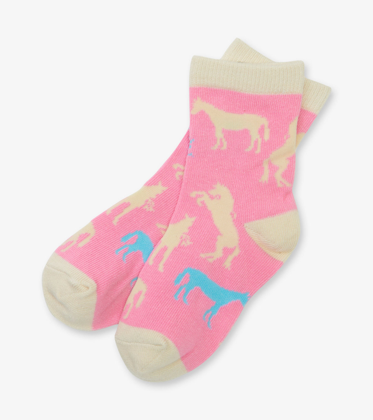 View larger image of Horse Silhouettes Kids Crew Socks