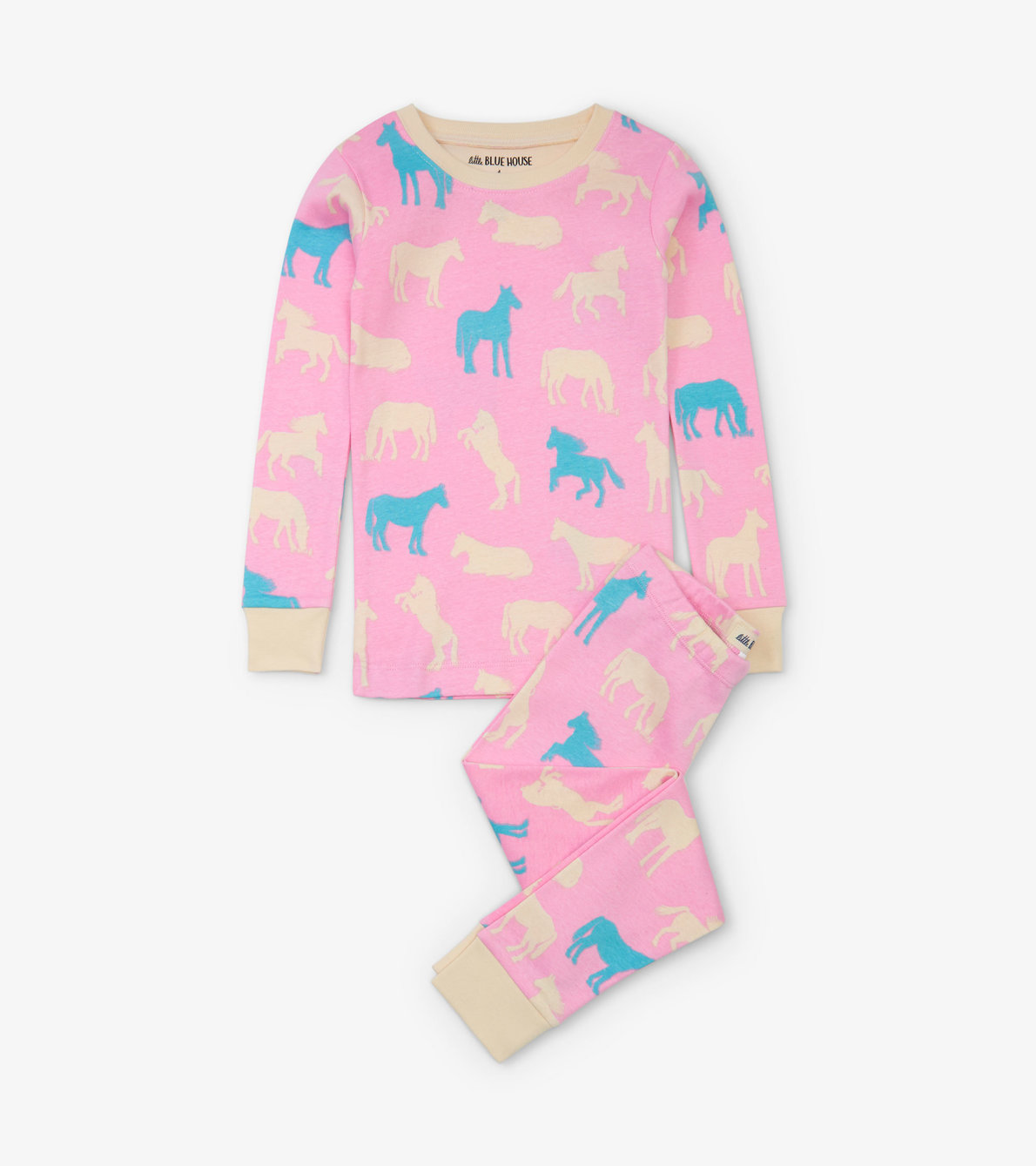 View larger image of Horse Silhouettes Kids Pajama Set