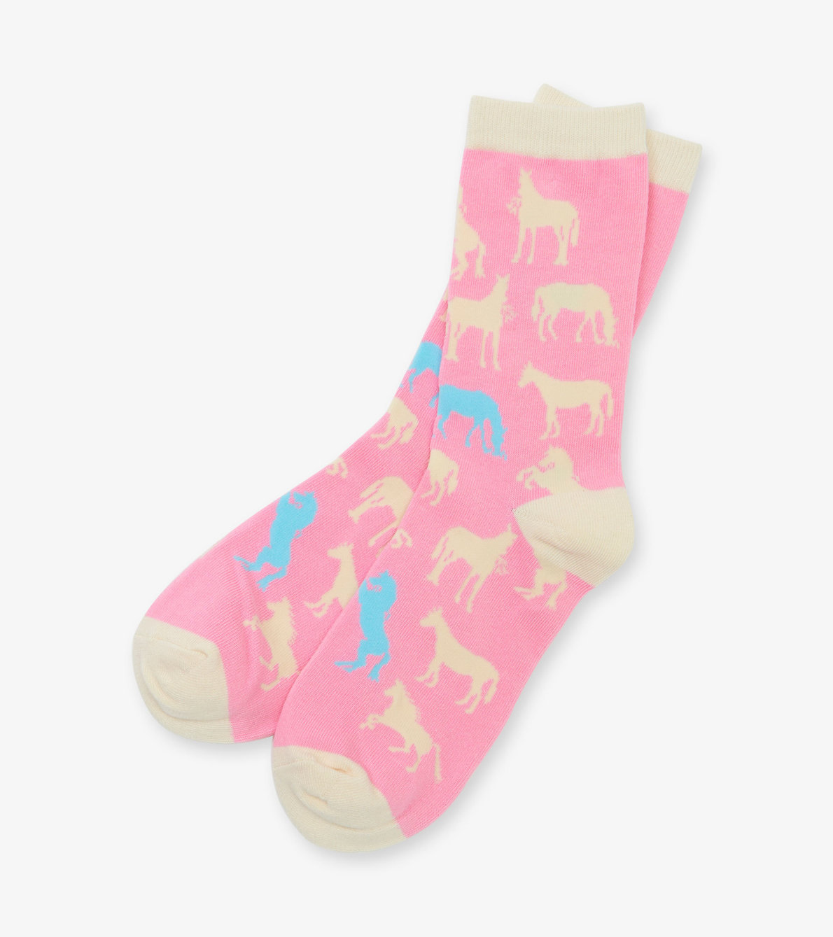 View larger image of Horse Silhouettes Women's Crew Socks