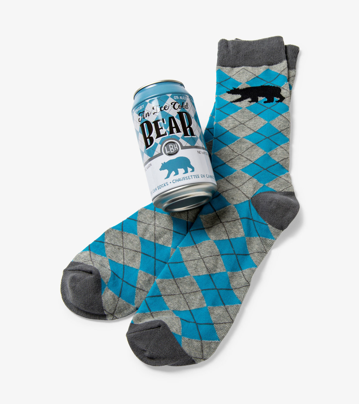 View larger image of Ice Cold Bear Men's Beer Can Socks