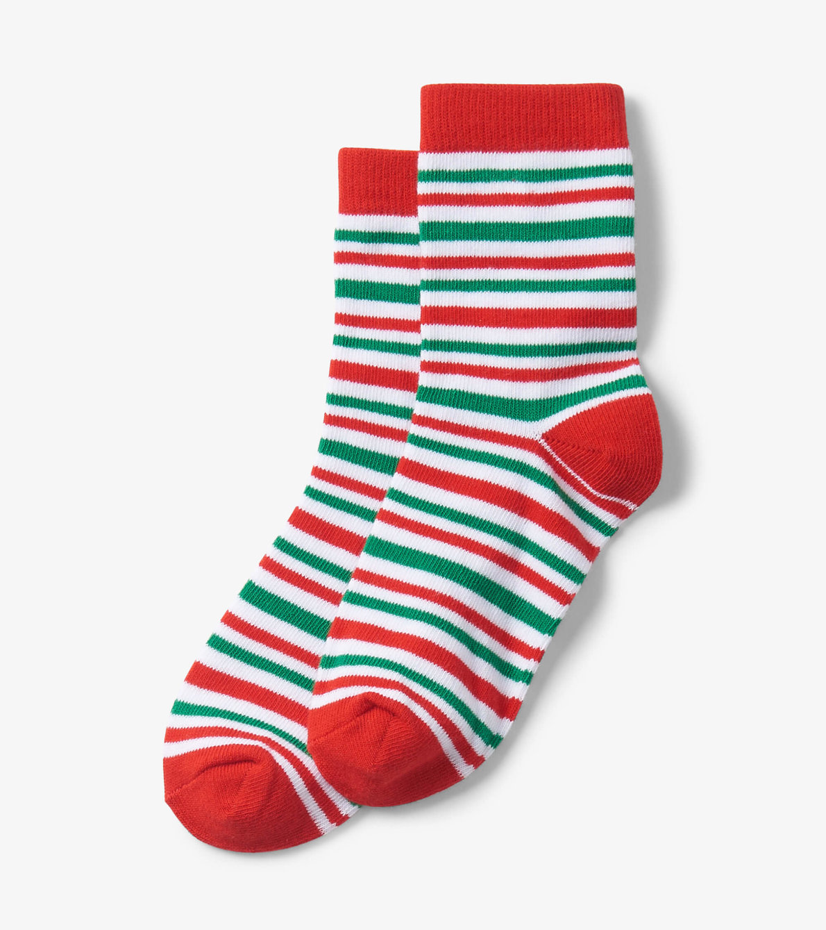 View larger image of Kids Candy Cane Stripe Crew Socks