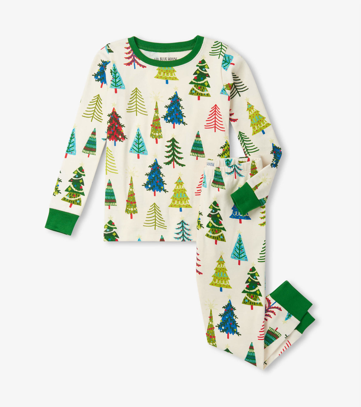 View larger image of Kids Christmas Trees Pajama Set