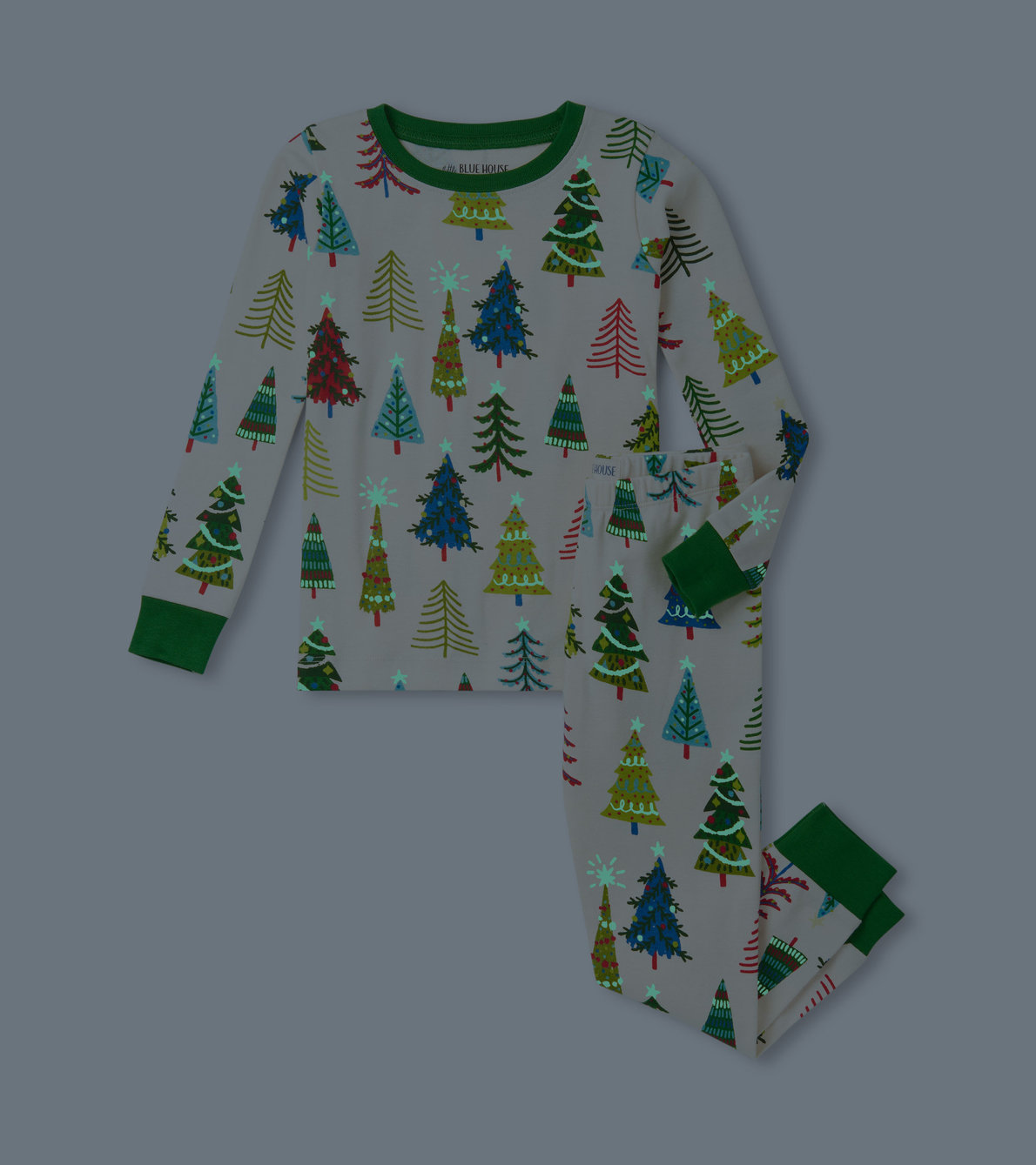 Agrandir l'image de Pyjama pour enfant – Sapins de Noël