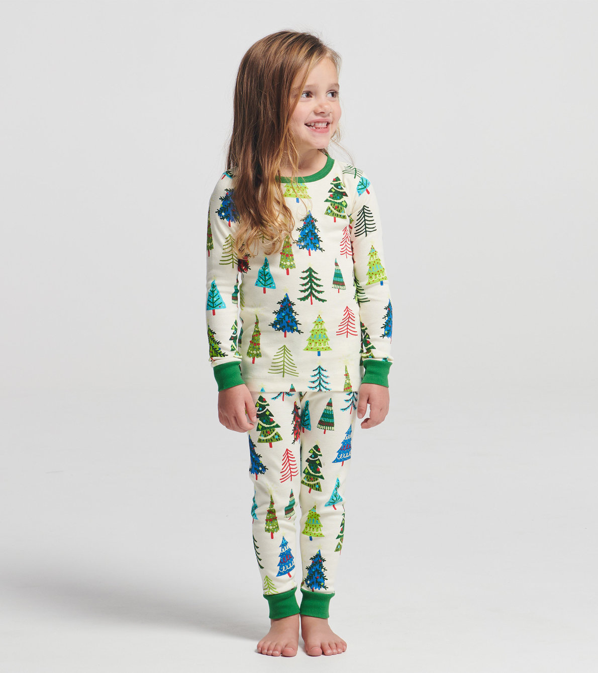 View larger image of Kids Christmas Trees Pajama Set