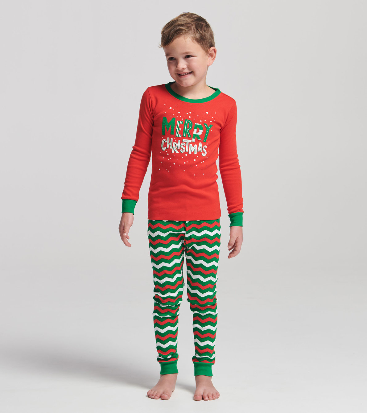 Agrandir l'image de Pyjama pour enfant – Motifs des fêtes « Merry Christmas »